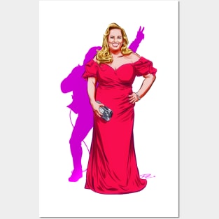 Rebel Wilson - An illustration by Paul Cemmick Posters and Art